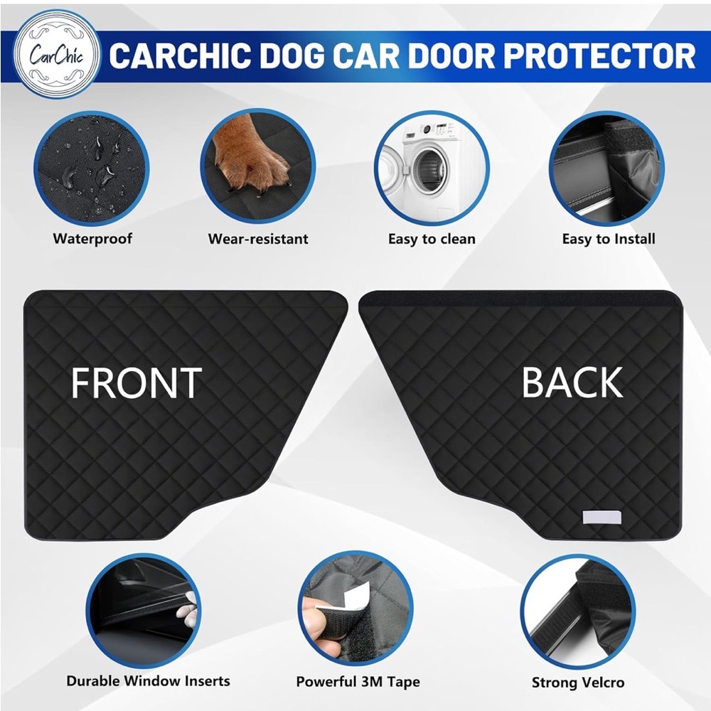 Car Door Protection from Dog Nails, Fits Most NOT all vehicles - Picture 3 of 10